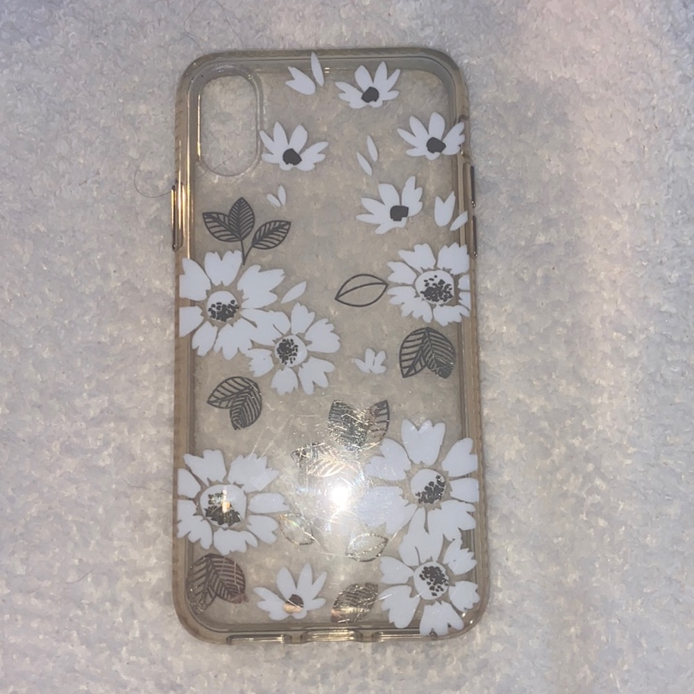 iphone X clear print case